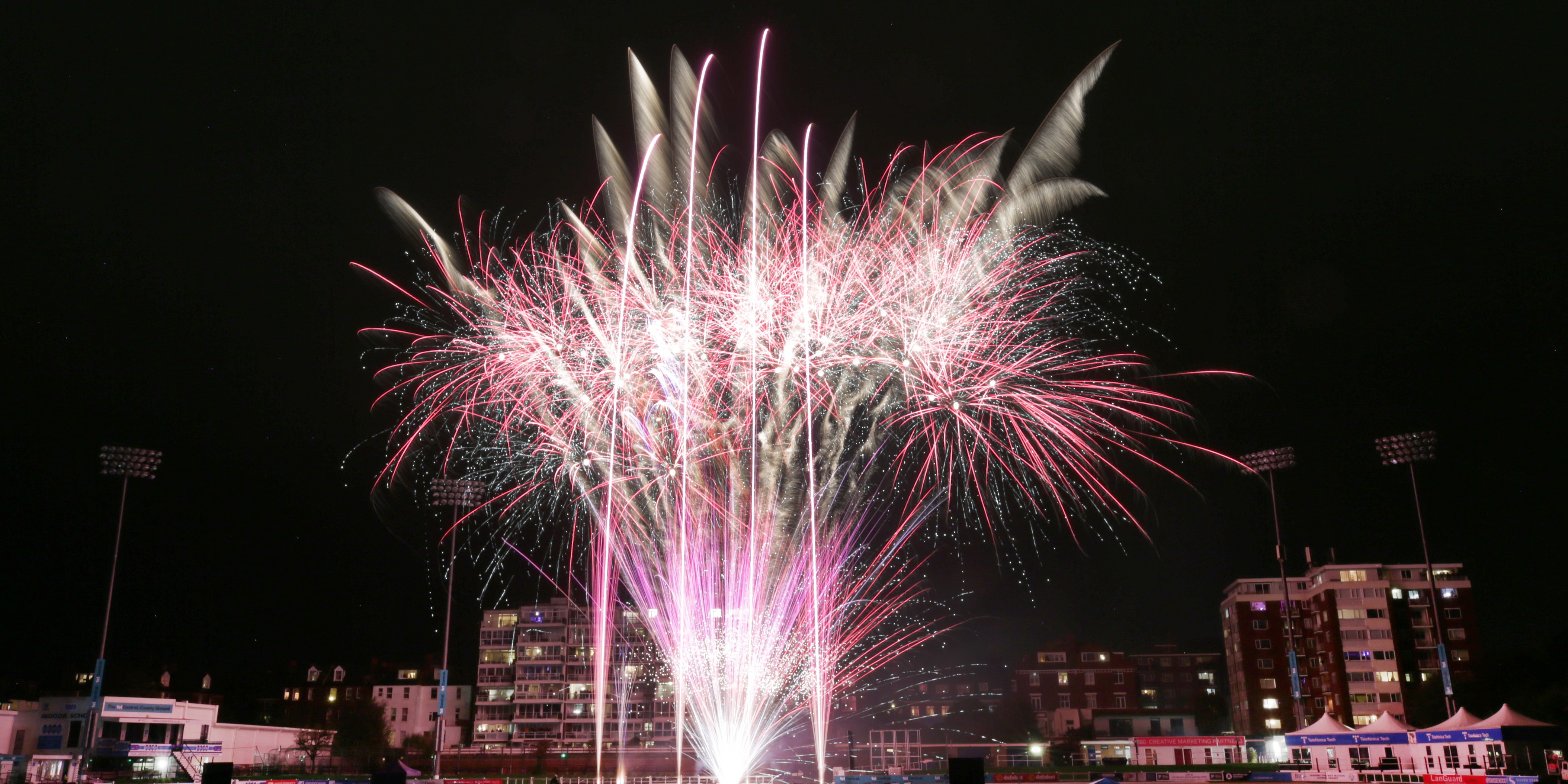 fireworks in the sky at hove 