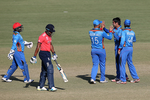 Chris Jordan was dismissed by Rashid in the World T20