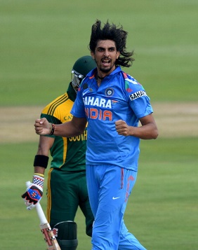 Sharma in ODI action for India