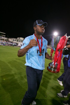 Smith with trophy