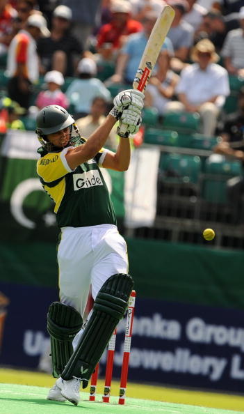 David Wiese batting in Hong Kong T20 Blitz