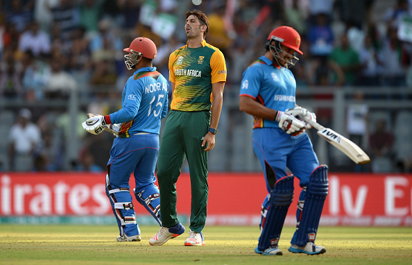 David Wiese in action against Afghanistan