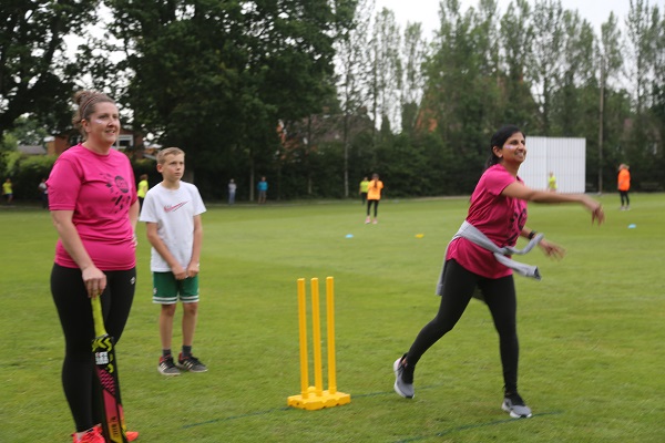 Women's Softball Festival in action