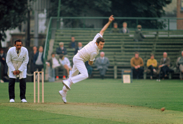 John Snow playing for Sussex against Kent in 1963