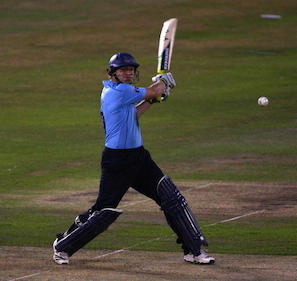 Wright batting against Surrey