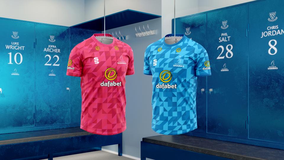 New T20 and One-Day shirts revealed with Dafabet announced as major