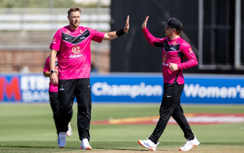 high five at the one day cup