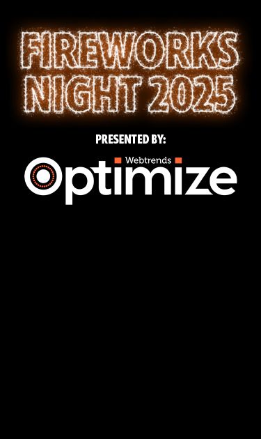 Webtrends Optimize sponsoring fireworks night