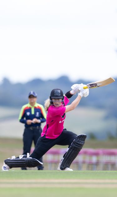 Mollie Adams of Sussex in action at Arundel earlier this year