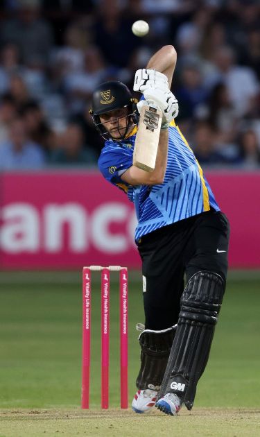 James Coles batting stylishly