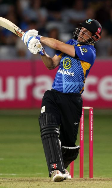 John Simpson batting