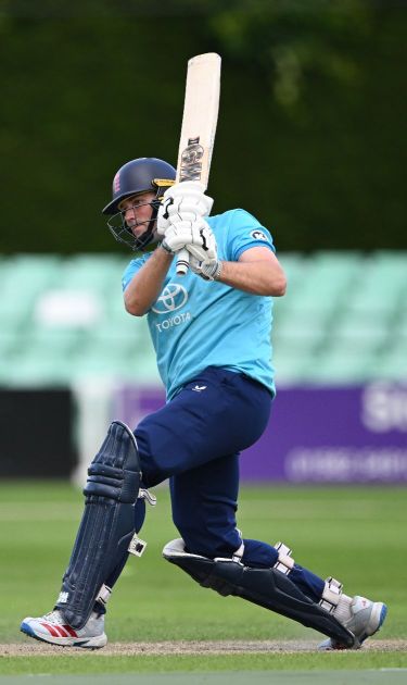 James Coles in action for England