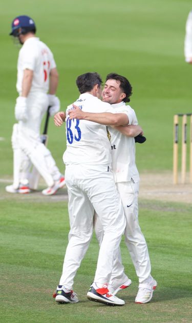 Haines hugs Goodman