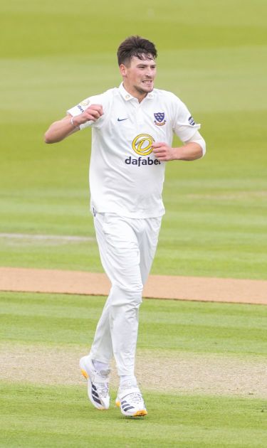 Henry Crocombe in the wickets