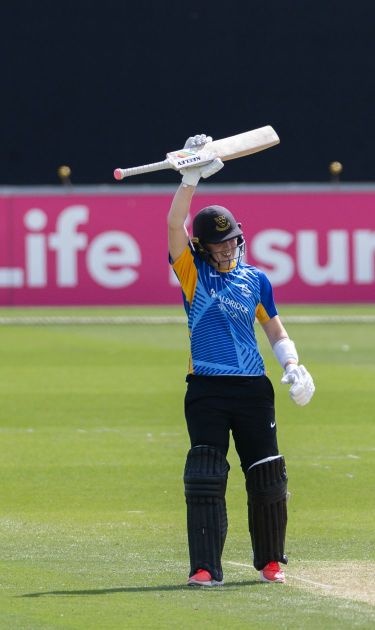Mollie Adams raises the bat
