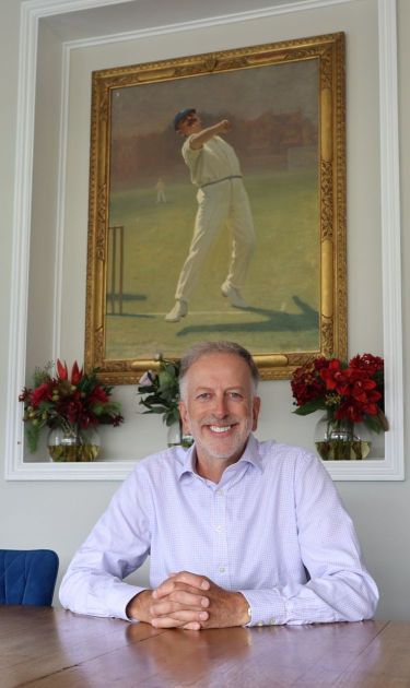 Ed Warner in the boardroom
