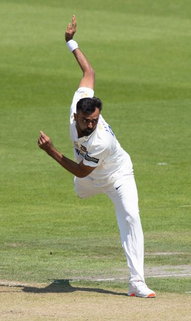 Jaydev bowling