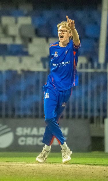 Alfie Smethurst in action during the U18 World Junior League