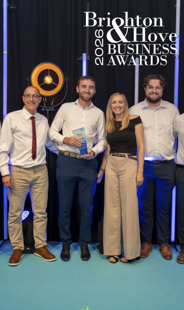 Sussex Cricket employees with the award.