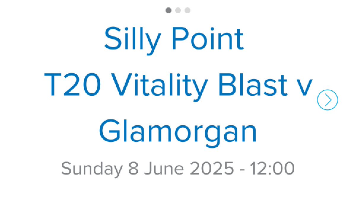 DOUBLE HEADER - SUSSEX SHARKS V GLAMORGAN: Sunday 8th June