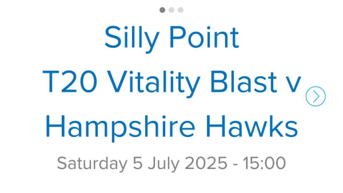 SUSSEX SHARKS V HAMPSHIRE HAWKS: Friday 5th July, 7pm