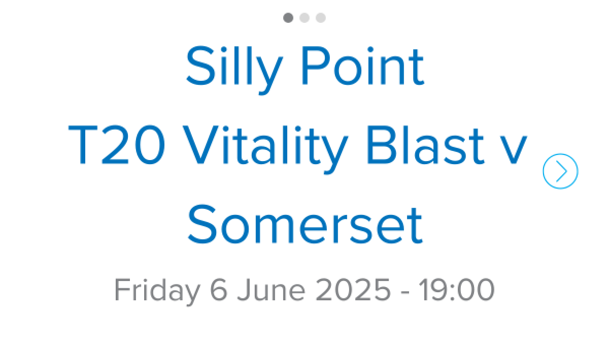 SUSSEX SHARKS V SOMERSET