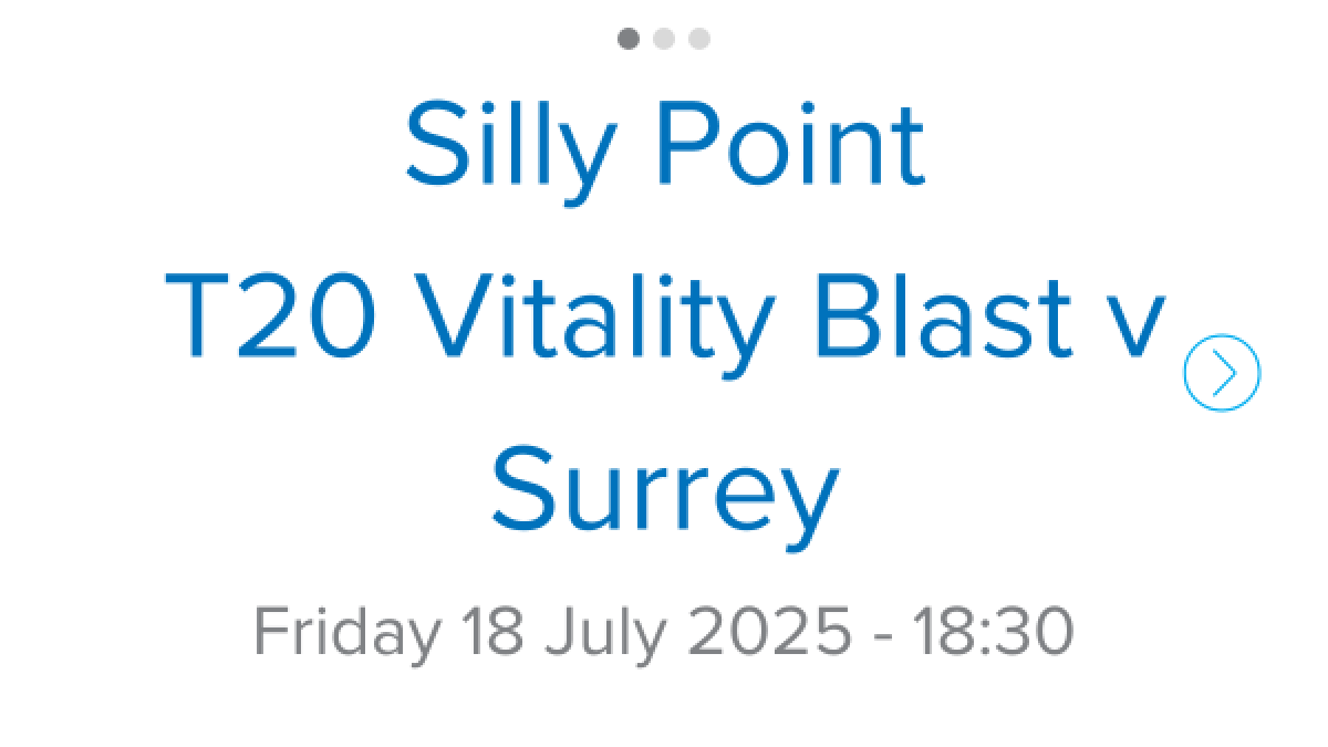 SUSSEX SHARKS V SURREY: Friday 18th July, 7pm