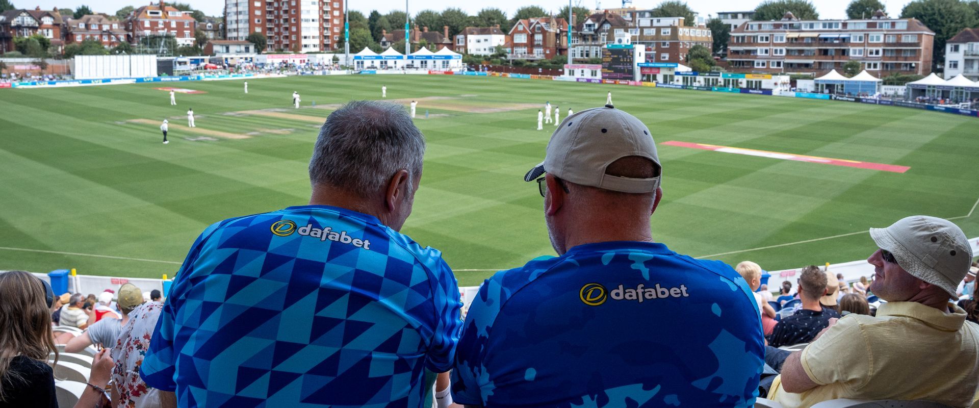Sussex fans watch on at The 1st Central County Ground 