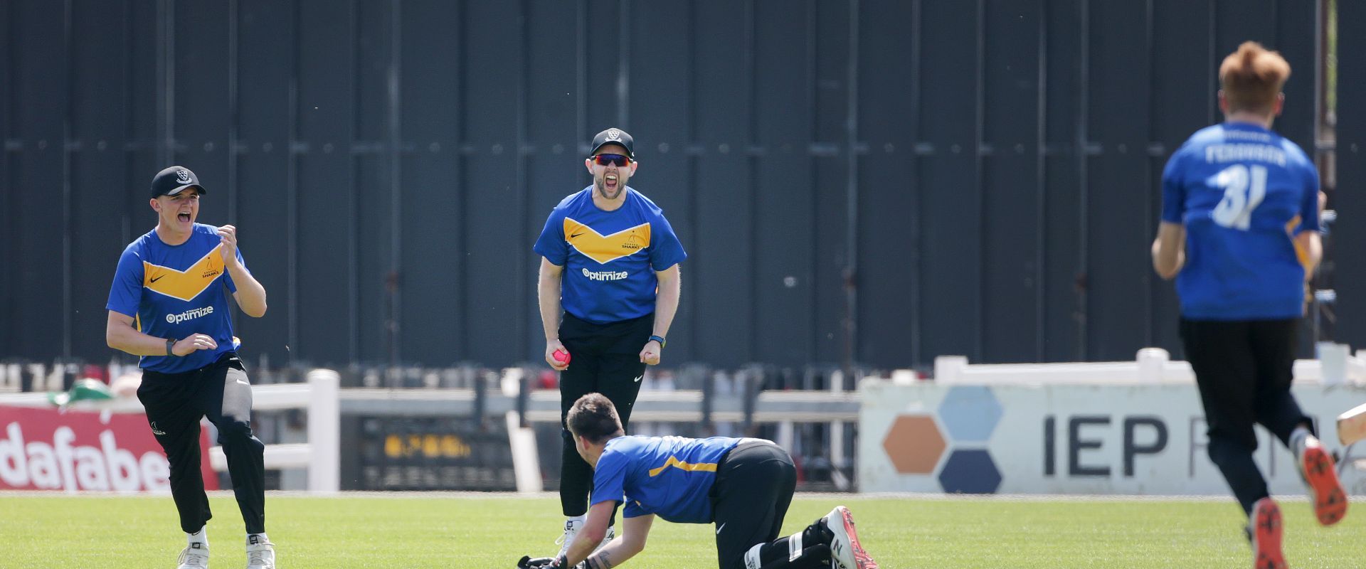 Sussex skipper James Bunday takes a catch at slip