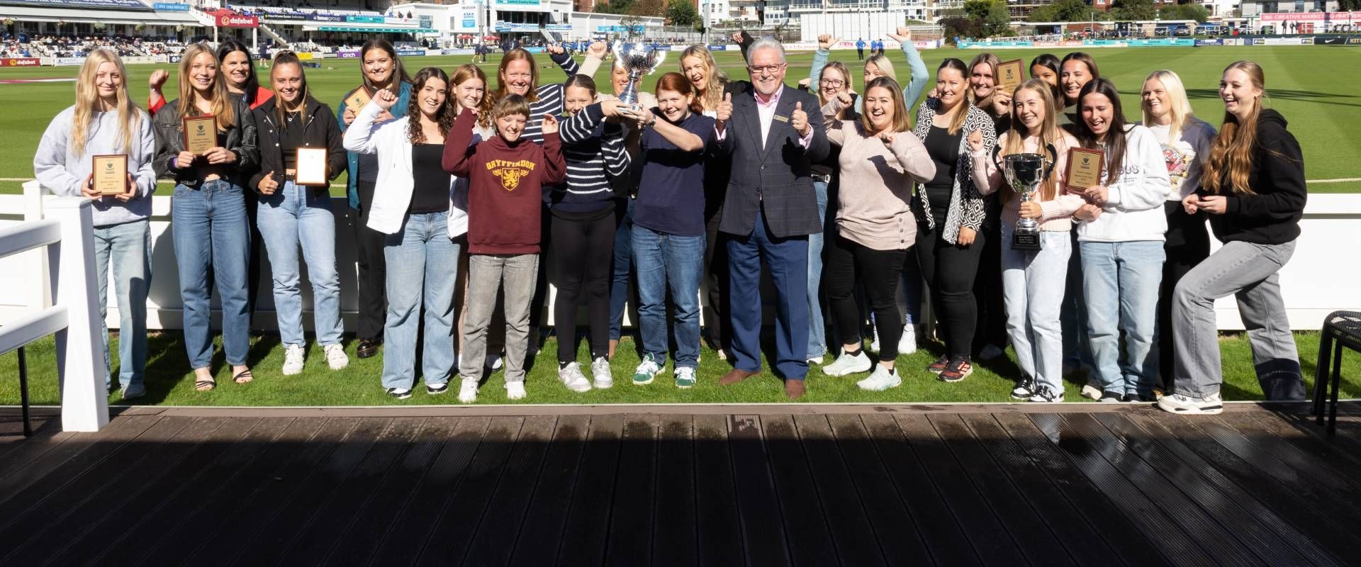 Sussex Women's cricket league winners and Sir Rod