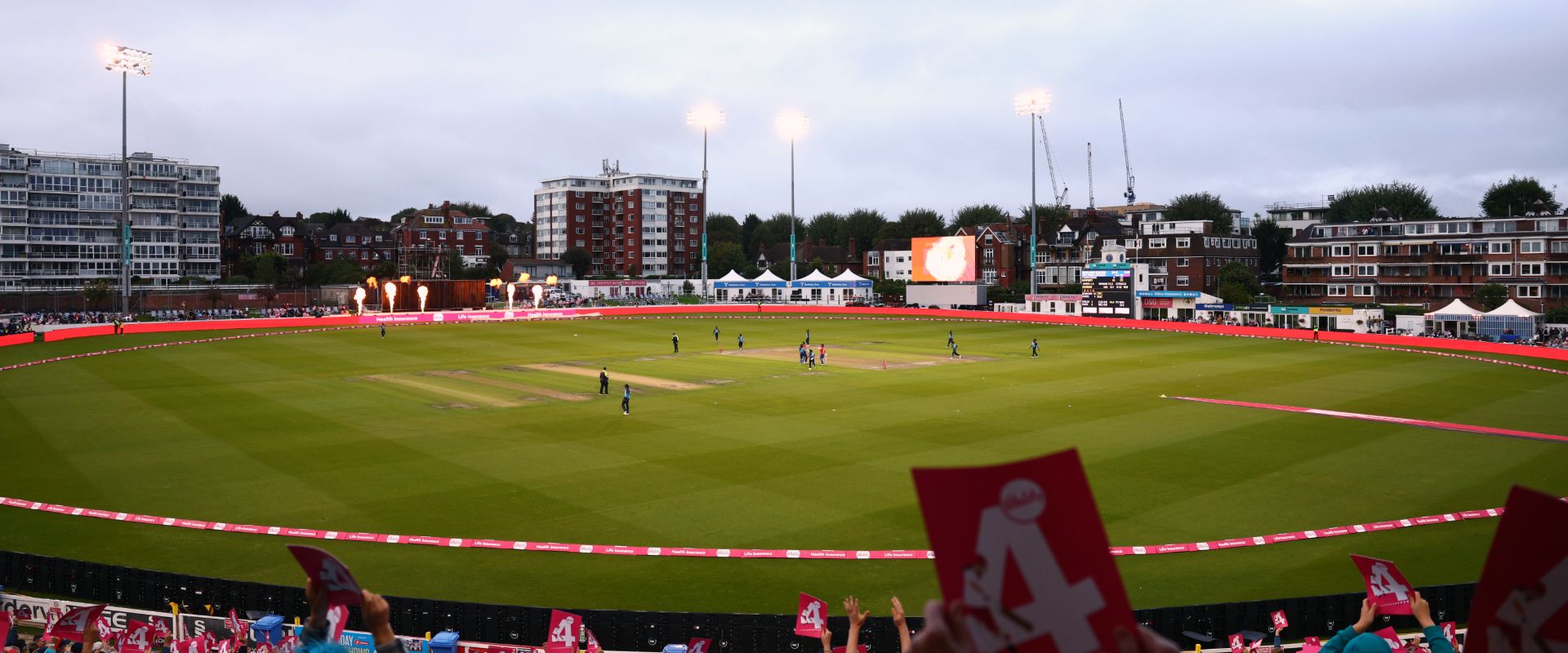 A photo of Hove during England Women's match versus Sri Lanka Women