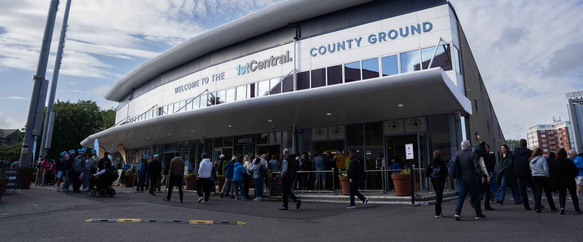 the 1st central county ground main entrance