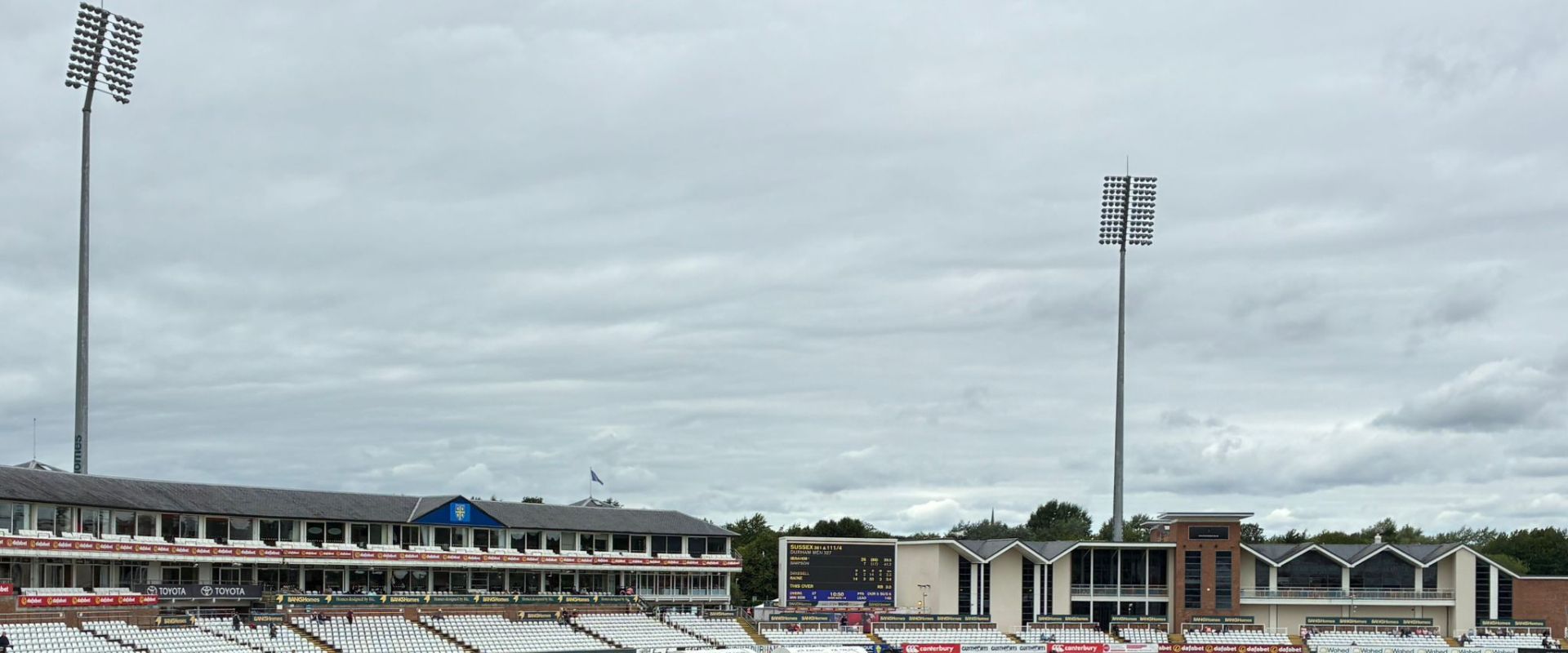 Riverside Ground ahead of today's play