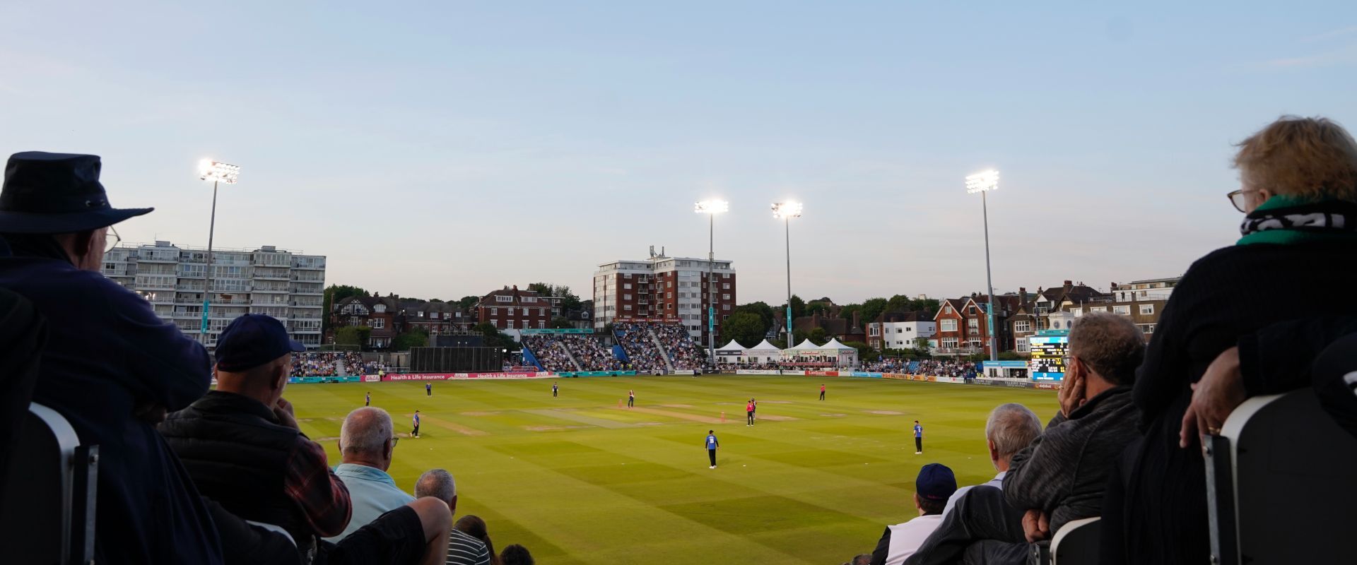 A view from the stands as Sussex Sharks faced Kent Spitfires in the Vitality Blast