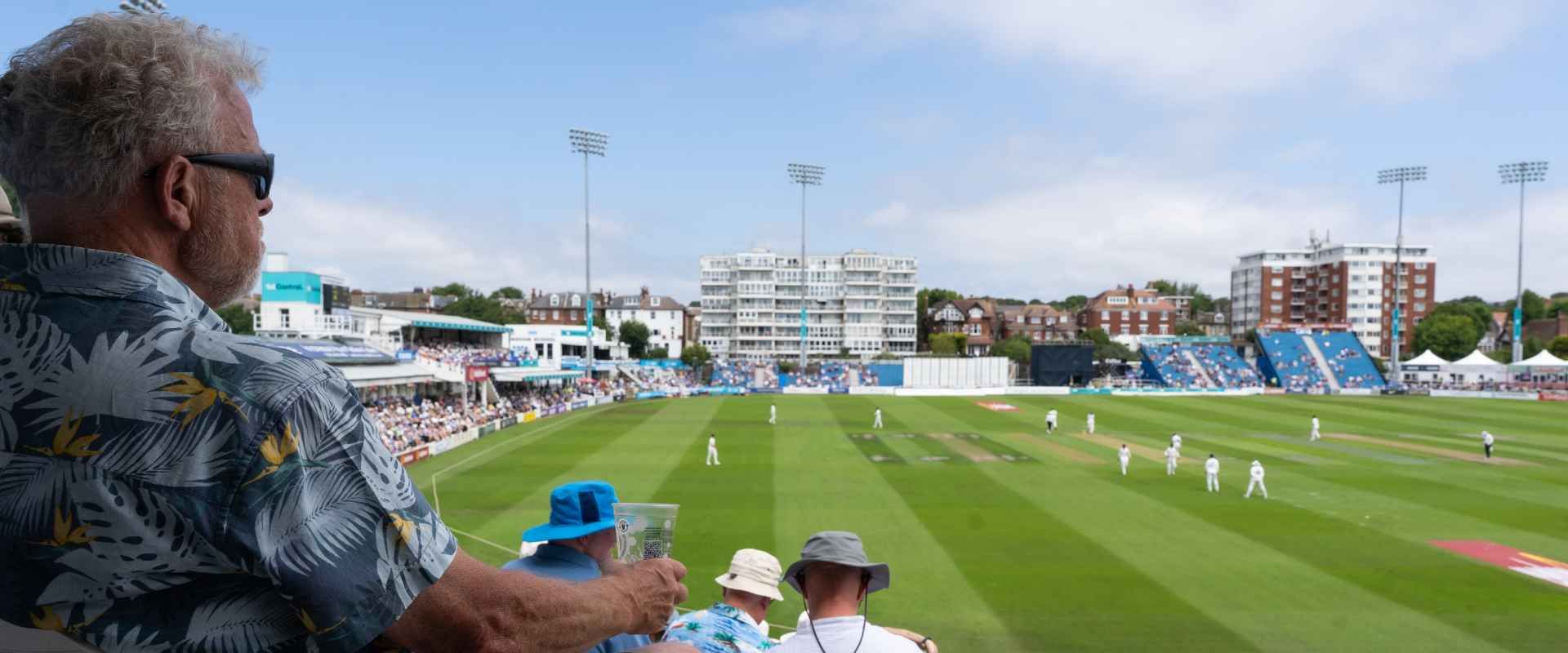 Spectators at Hove