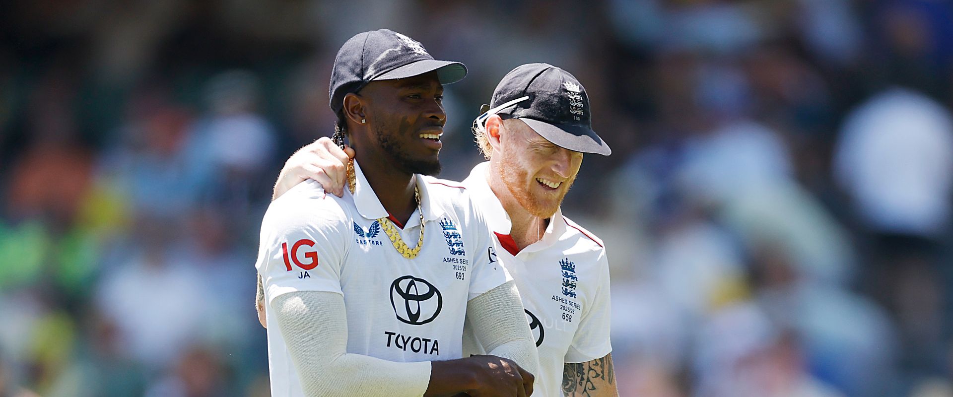 Ben Stokes and Jofra Archer in the third Ashes Test