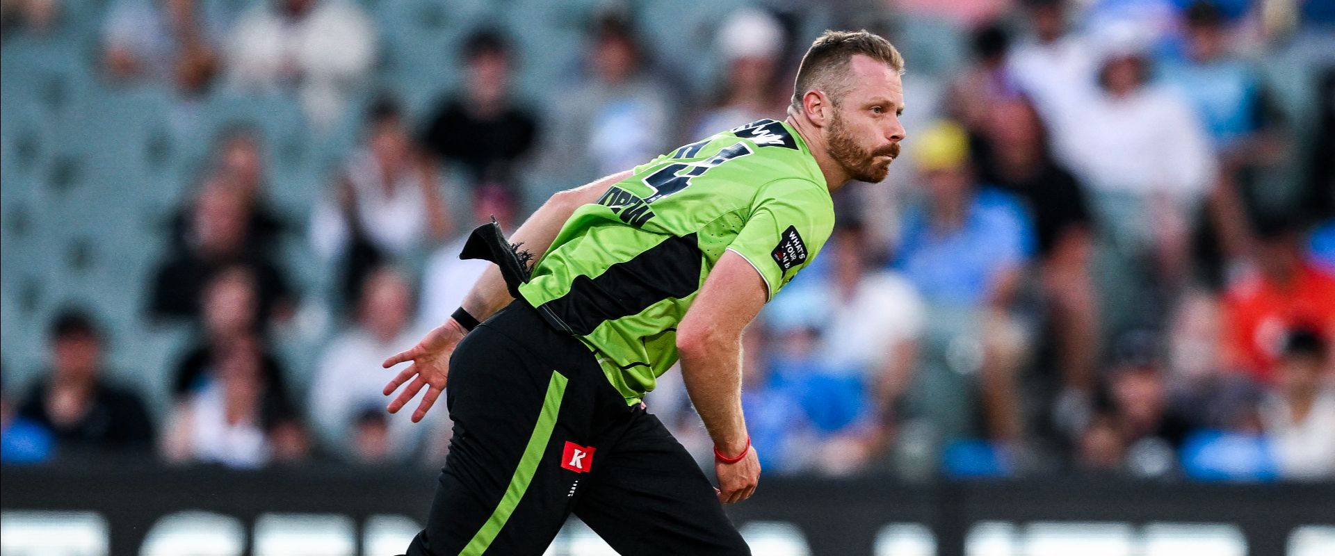 Nathan McAndrew in action for Sydney Thunder