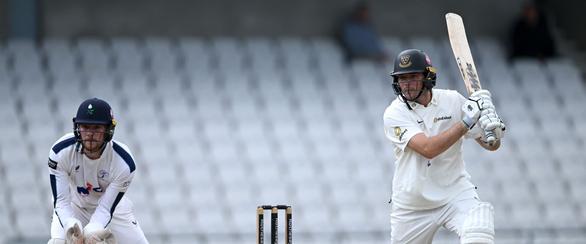 James Coles batting at Headingley.