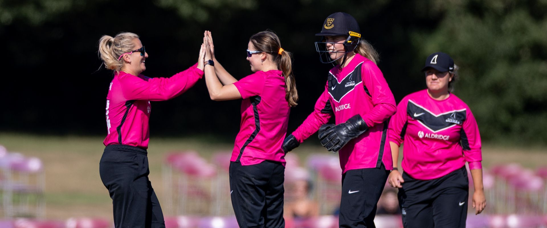 Sussex players celebrate