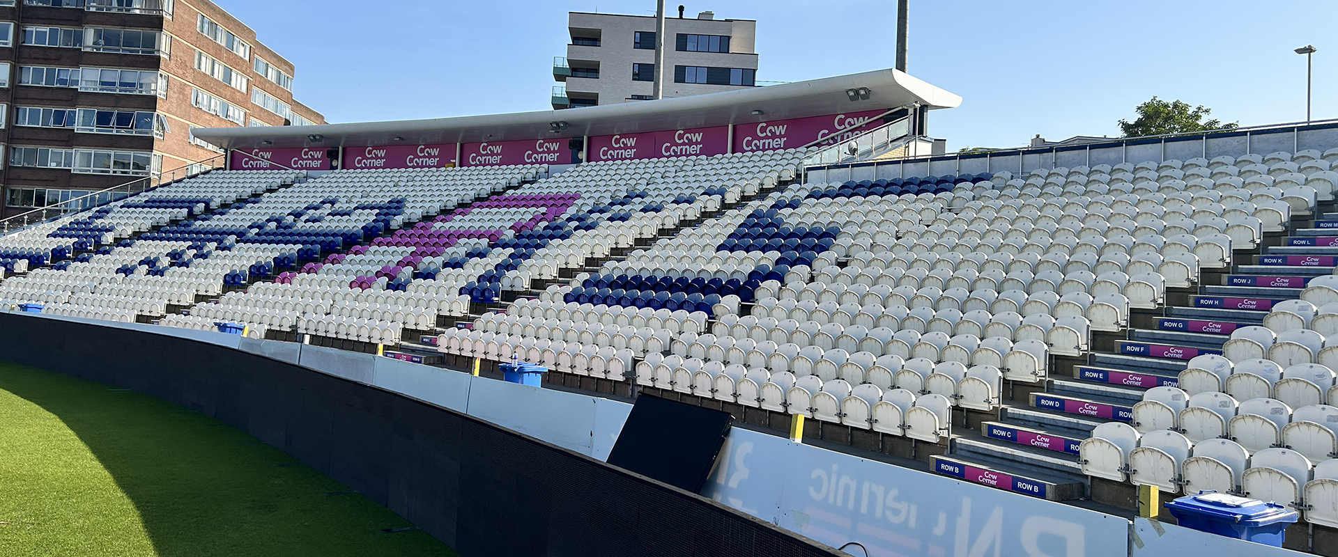 Cow Corner have taken the naming rights for the Sharks Stand