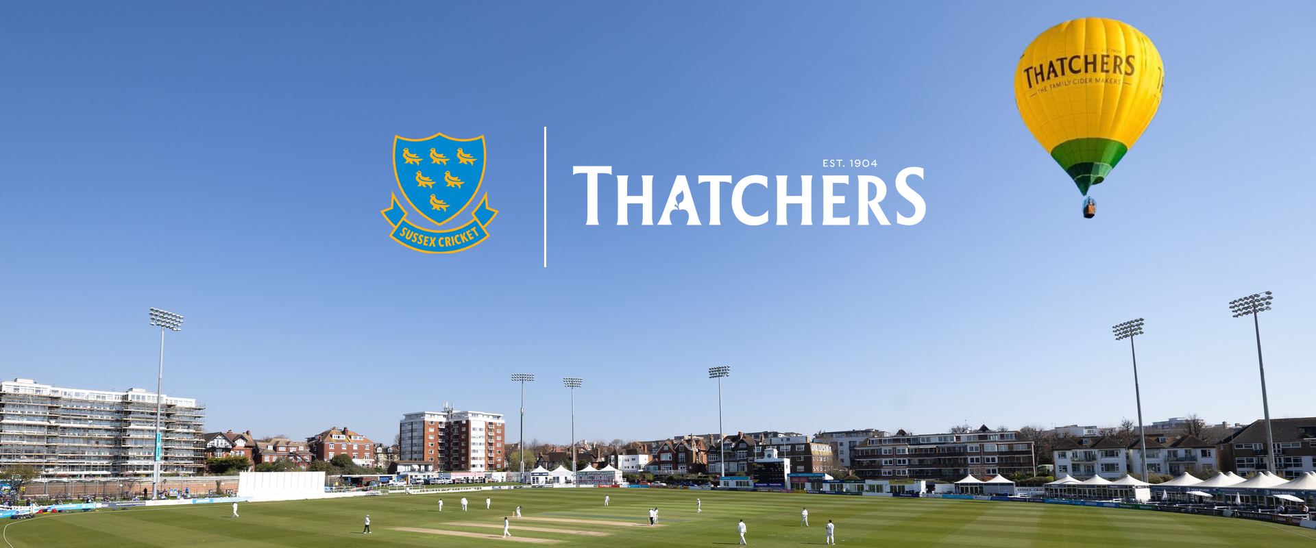 Sussex Cricket has agreed a new partnership with Thatchers
