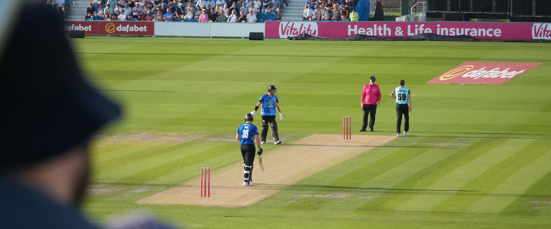 Ward and Hughes bat at Hove