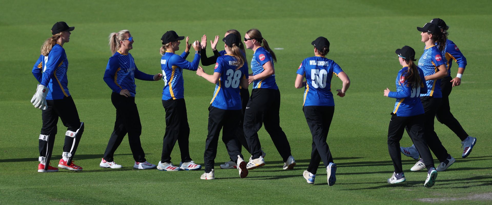 Sussex Sharks Women celebrate