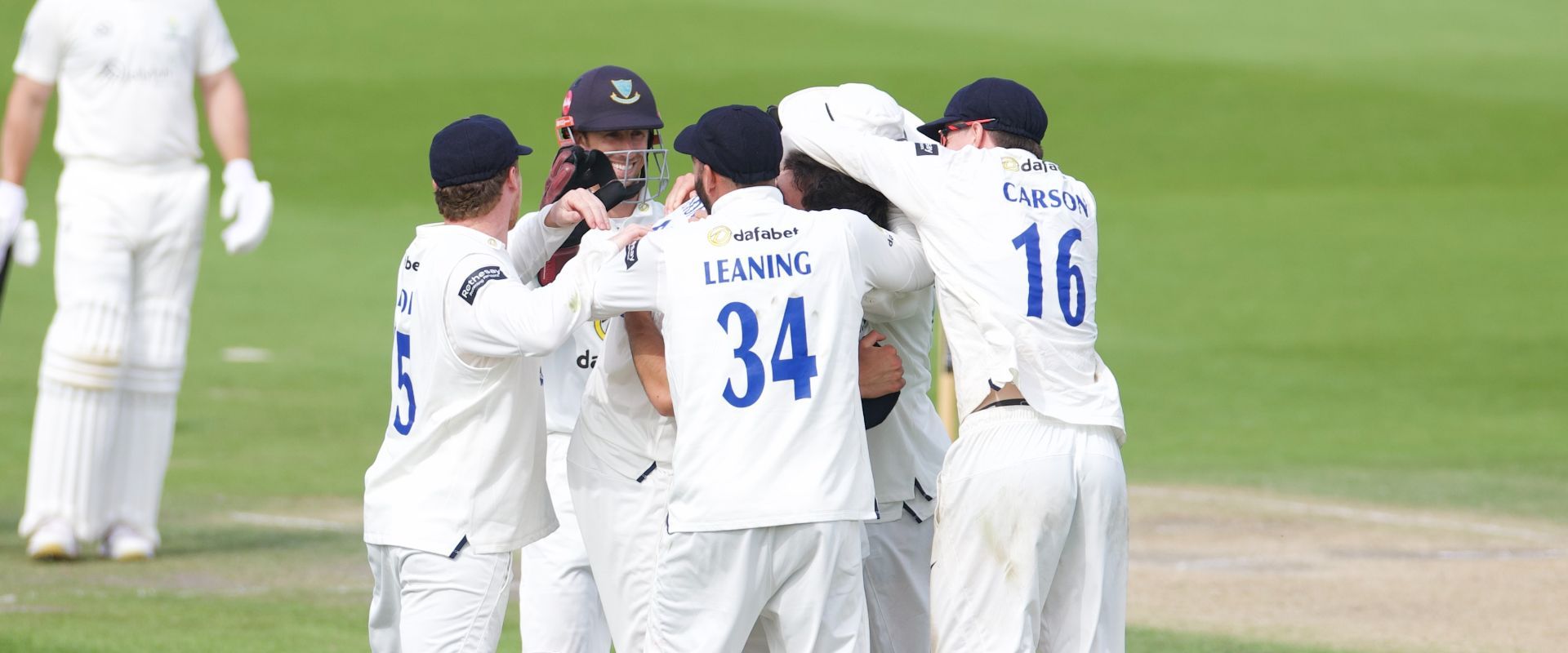 Sussex players celebrate