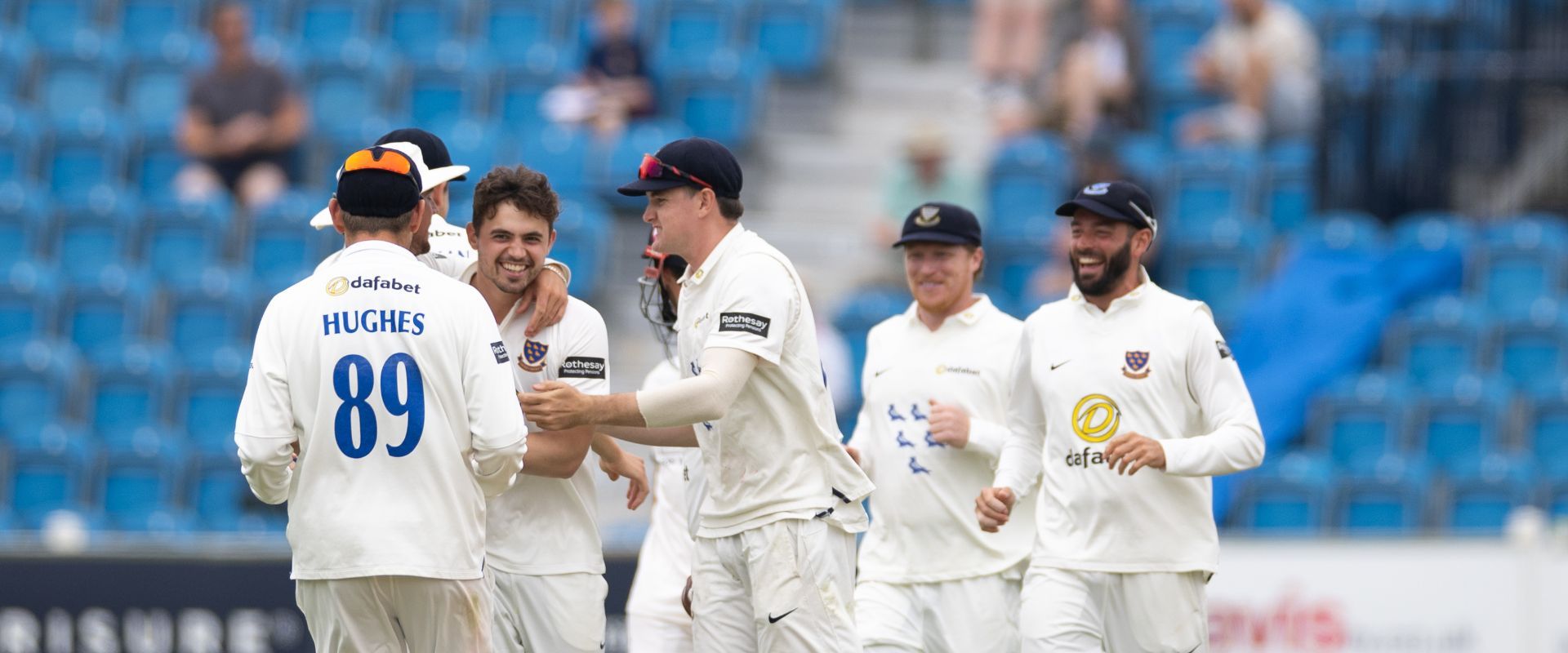 Sussex players celebrate