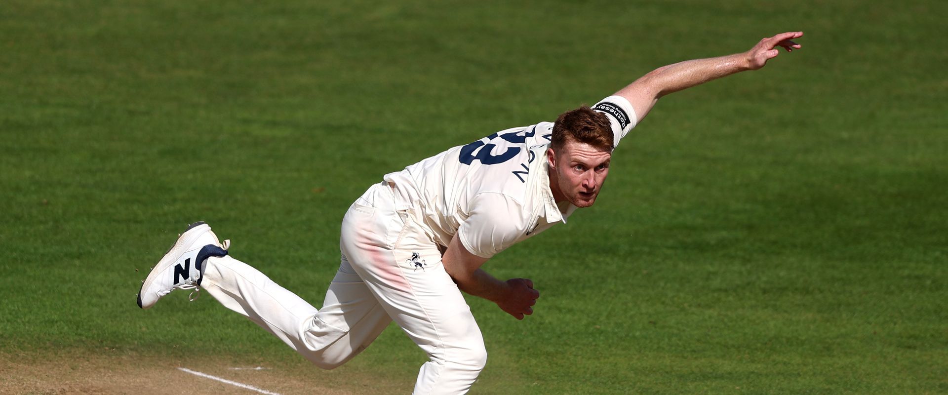 Joey Evison in action for Kent