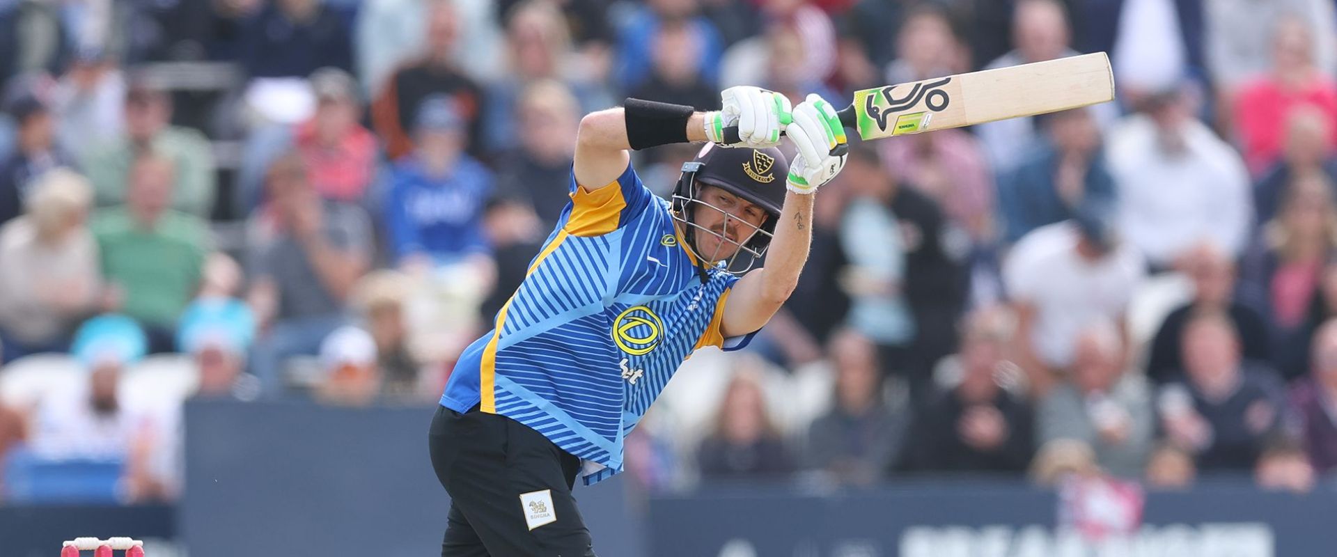 Daniel Hughes batting.