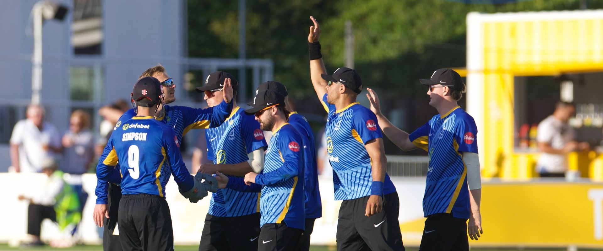 Sussex players celebrate