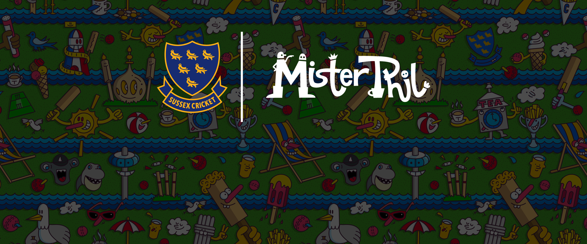 Sussex Cricket has linked up with local artist Mister Phil