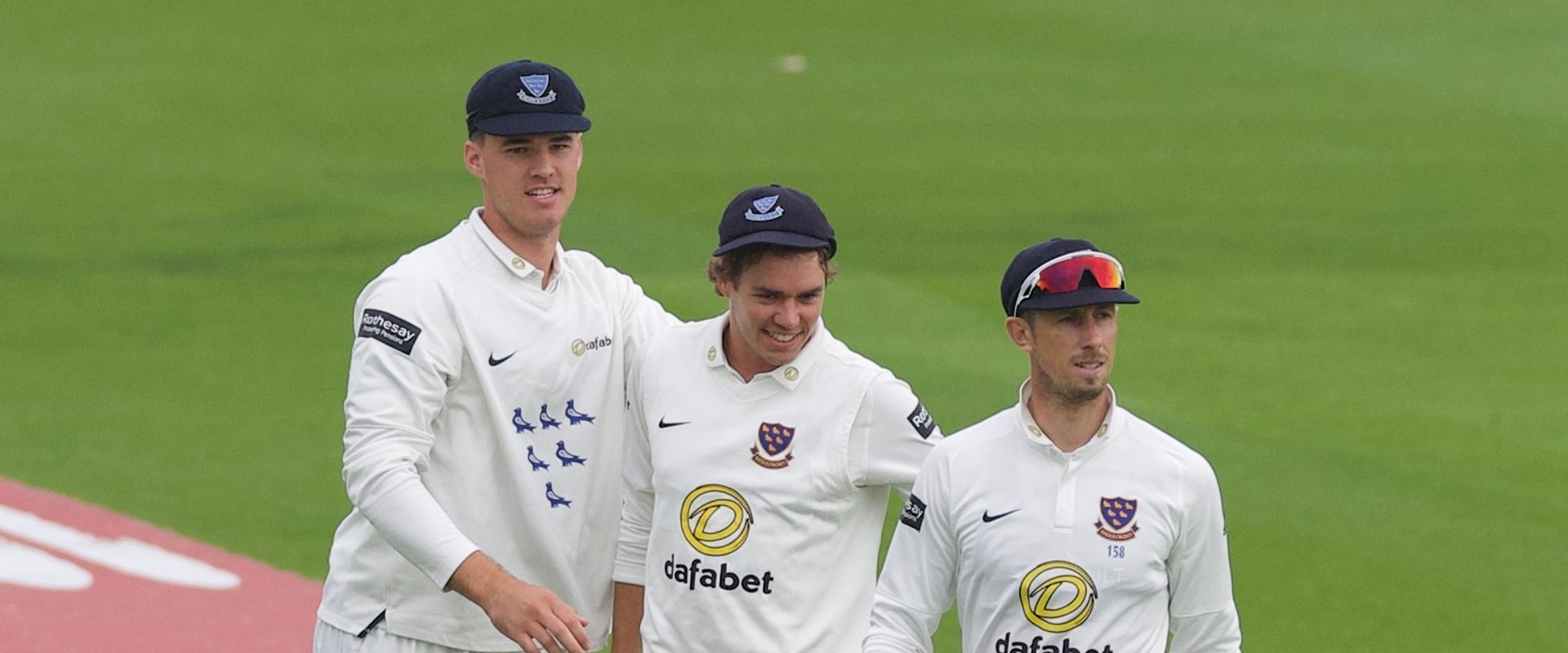Sussex players celebrate